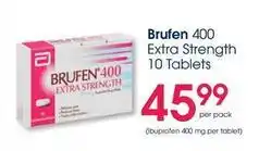 Clicks Brufen 400 extra strength 10 tablets offer