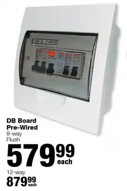 Build It DB Board Pre-Wired 8-way Flush offer