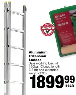 Build It Aluminium Extension Ladder offer