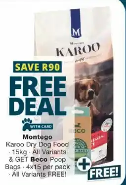 Checkers Montego Karoo Dry Dog Food offer