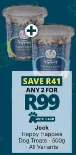 Checkers Jock Happy Happies Dog Treats offer