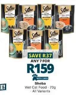 Checkers Sheba Wet Cat Food offer