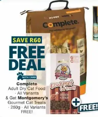 Checkers Complete Adult Dry Cat Food offer