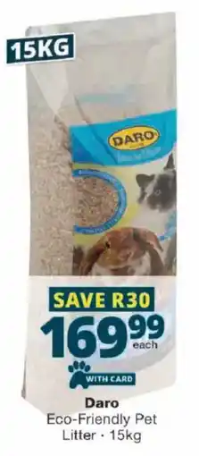 Checkers Daro Eco-Friendly Pet Litter offer