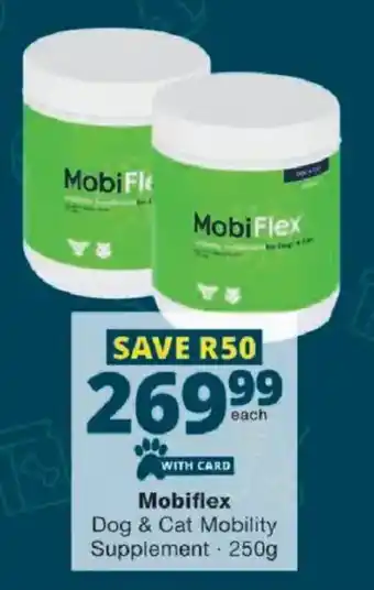 Checkers Mobiflex Dog & Cat Mobility Supplement offer
