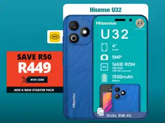 Checkers Hisense U32 offer