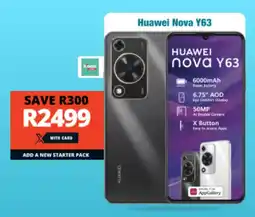 Checkers Huawei Nova Y63 offer