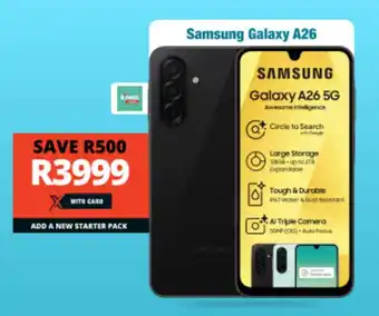 Checkers Samsung Galaxy A26 offer