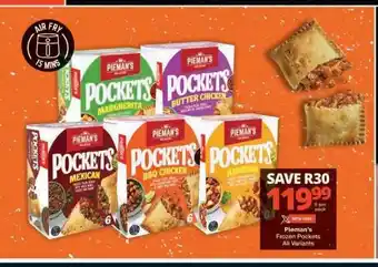 Checkers Pieman's Frozen Pockets offer