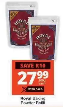 Checkers ROYAL BAKING POWDER REFILL offer