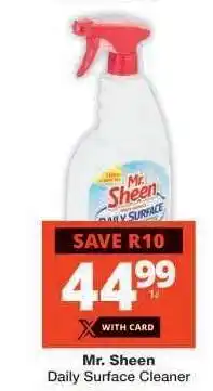 Checkers MR. SHEEN offer