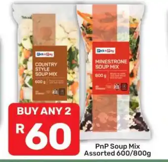 Pick n Pay PnP Soup Mix Assorted 600 800g offer