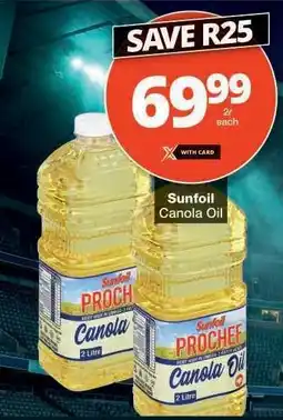 Checkers Sunfoil Canola Oil offer