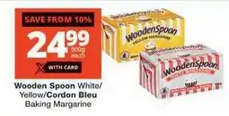 Checkers Wooden Spoon White/Yellow/Cordon Bleu Baking Margarine offer