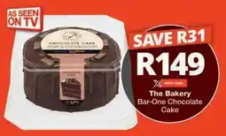 Checkers The Bakery Bar-One Chocolate Cake offer
