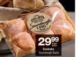 Checkers Sunbake Sourdough Buns offer