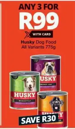 Checkers Husky Dog Food offer
