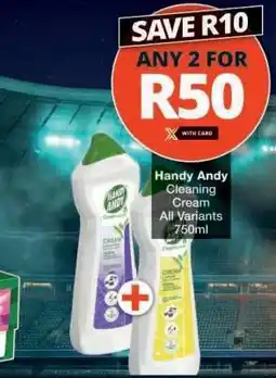 Checkers HANDY ANDY CLEANING CREAM offer