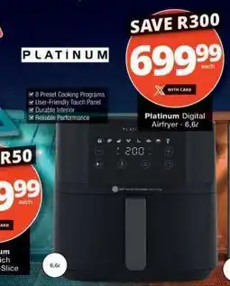 Checkers Platinum Digital Airfryer offer