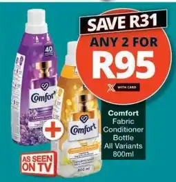 Checkers Comfort Fabric Conditioner offer
