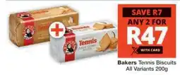 Checkers Bakers Tennis Biscuits offer