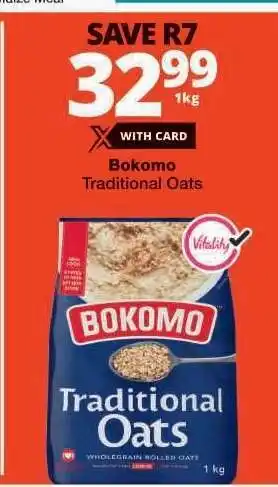 Checkers BOKOMO Traditional Oats offer