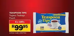 Jumbo TEASPOON TIPS offer