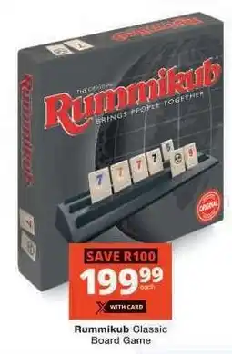 Checkers Rummikub Classic Board Game offer