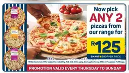 Pick n Pay ANY 2 pizzas from our range offer