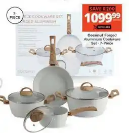 Checkers Coconut Forged Aluminium Cookware Set - 7-Piece offer