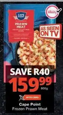 Checkers Cape Point Frozen Prawn Meat offer