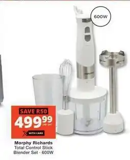 Checkers Morphy Richards Total Control Stick Blender Set offer