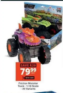 Checkers Friction Monster Truck offer