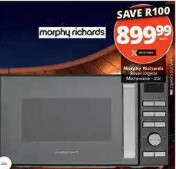 Checkers Morphy Richards Silver Digital Microwave offer