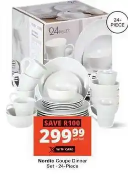 Checkers Nordic Coupe Dinner Set offer