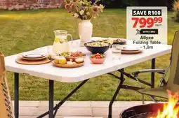 Checkers Allyco Folding Table offer