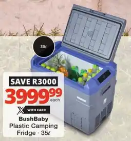 Checkers BushBaby Plastic Camping Fridge offer