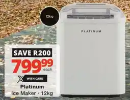 Checkers Platinum Ice Maker offer