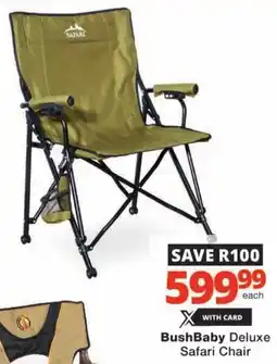 Checkers Bush Baby Deluxe Safari Chair offer