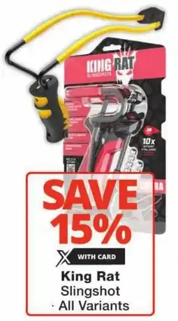 Checkers King Rat Slingshot offer