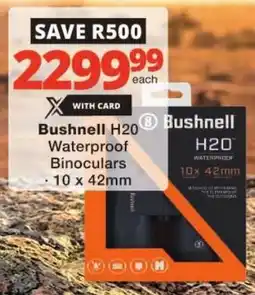 Checkers Bushnell H20 Waterproof Binoculars offer