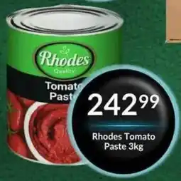Super Save Rhodes Tomato Paste offer