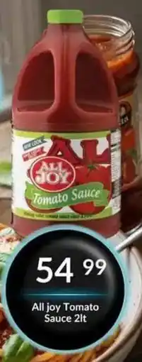 Super Save All Joy Tomato Sauce offer