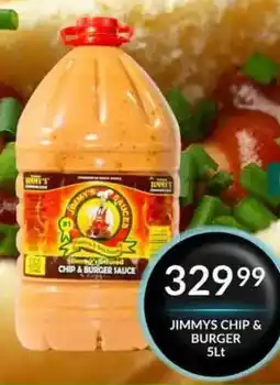 Super Save Jimmys chip & burger offer