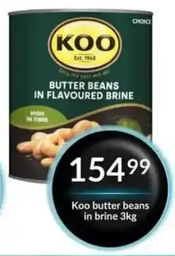 Super Save Koo butter beans in flavoured brine offer