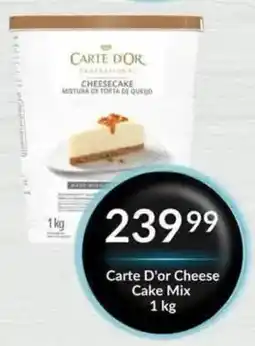 Super Save Carte D'or Cheese Cake Mix offer