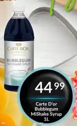 Super Save Carte D'or Bubblegum MilkShake Syrup offer