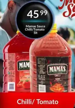 Super Save Mamas Sauce Chilli/ Tomato offer