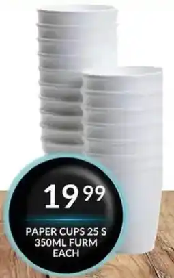 Super Save Paper cups offer