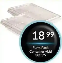Super Save Furm Pack Container + Lid offer